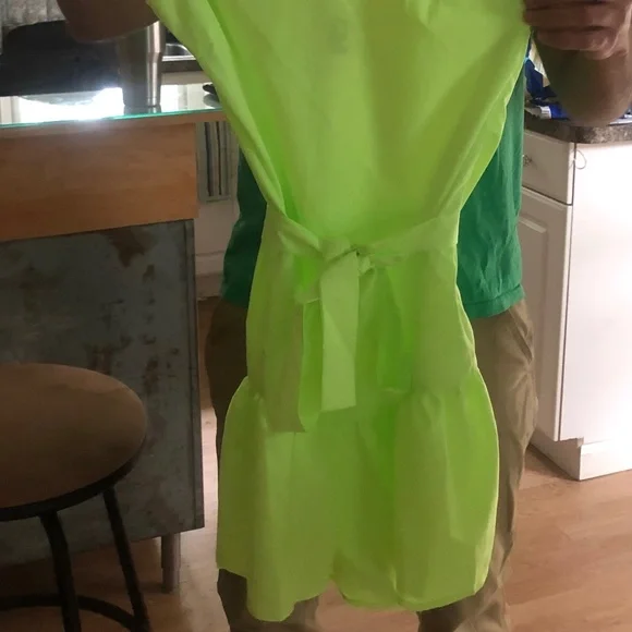 neon green one shoulder dress The Stellann Modest Mock Neck Dress main image 0